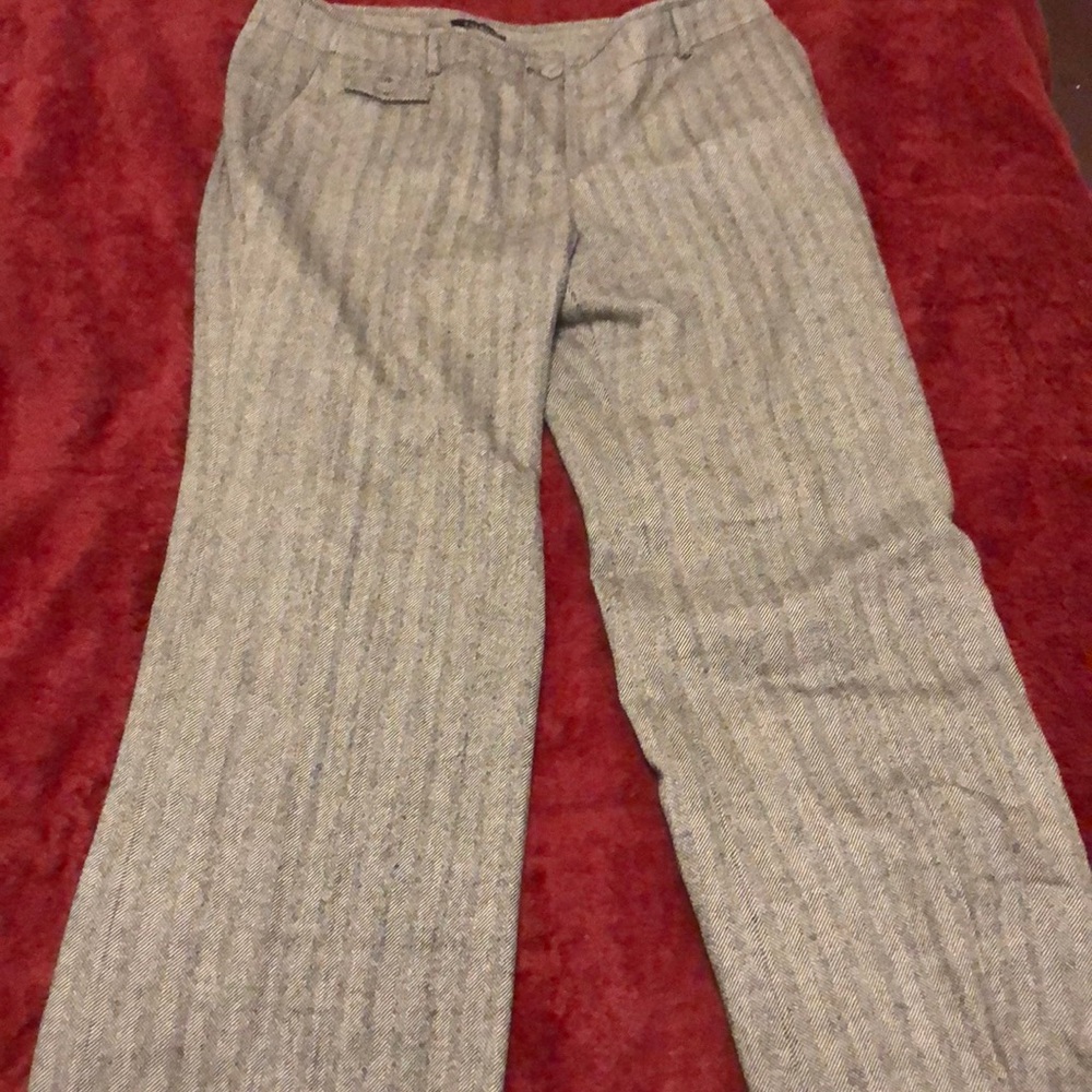 Cute work pants for a cool day.